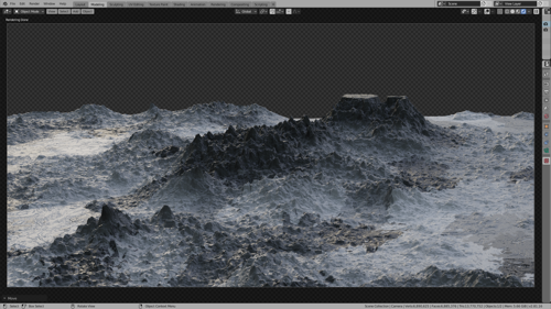 Snowy Mountain Procedural Material preview image